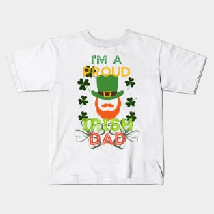 I'm a proud irish dad Kids T-Shirt